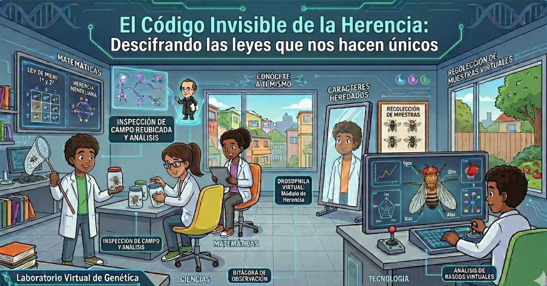 Estudiantes investigan la herencia genética mediante observaciones y modelos científicos.