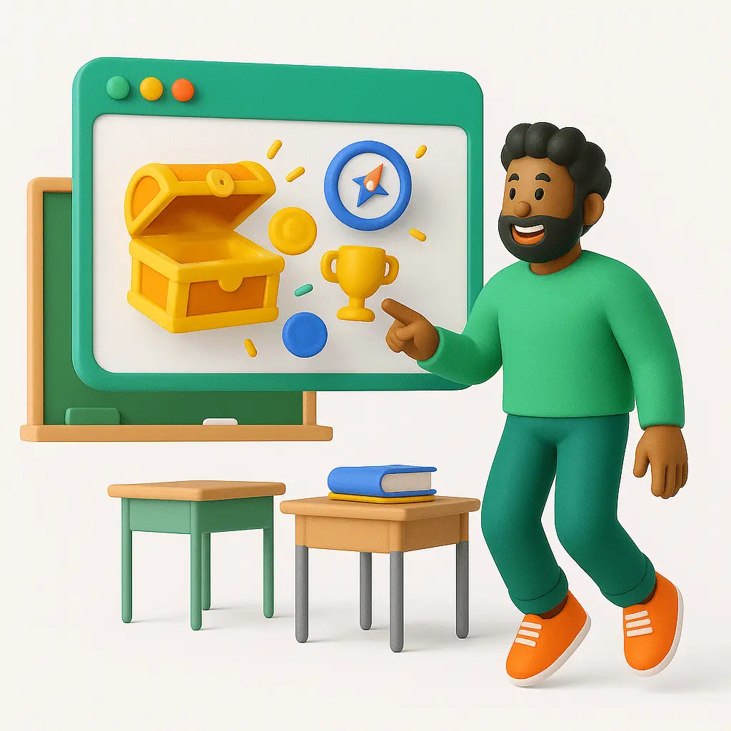 Docente explorando recursos y obteniendo reconocimiento en Curriwiki